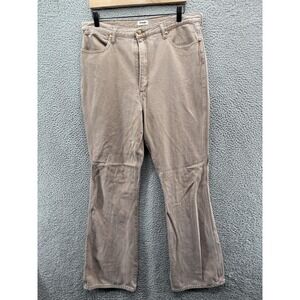 Wrangler High Rise Boot Cut Jeans Mens 33x34 Beige Westward Earth Wash 626 Pants